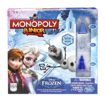 Monopoly Junior Game Frozen Edition Indoor Games Hasbro