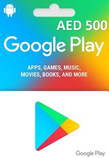 UAE Google Play Cards – AED 500 Gift Cards "BAE" Charm Bracelet