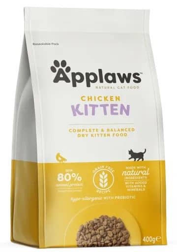 Applaws Kitten Dry Food Chicken 2Kg Cat Food "BAE" Charm Bracelet
