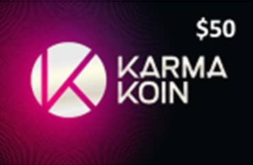Karma Koin US $50 (Instant E-mail Delivery) Gift Cards "BAE" Charm Bracelet