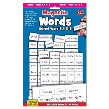 FiestaCraft Magnetic Words & board Years 3,4,5 (T-2538) Toys FiestaCraft Magnetic Words & board Years 3,4,5 (T-2538)