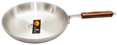 RAJ ALUMINIUM FRYING PAN WOODEN HANDLE – 25.5cm Cookware Household