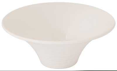 Dinewell Melamine White Flower Bowl 9.5" Cutlery Dinewell
