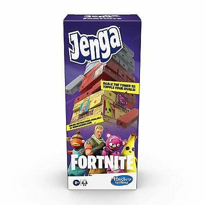 Jenga Fortnite Edition Wooden Block Stacking Tower Game (E9480) Games & Puzzles Hasbro