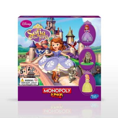 Monopoly Junior Sofia The First Board Game Board Games Hasbro