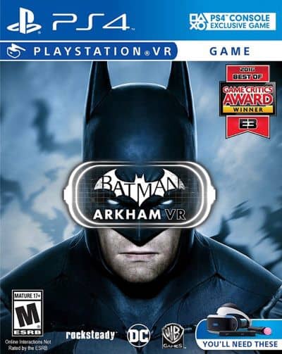 Batman Arkham VR PlayStation 4 – GAMES1638 Games "BAE" Charm Bracelet