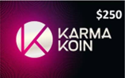 Karma Koin US $250 (Instant E-mail Delivery) Gift Cards "BAE" Charm Bracelet