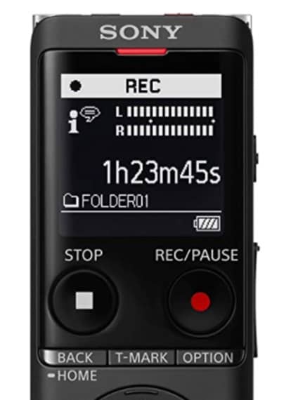 Sony Digital Voice Recorder Black ICD-UX570F Electronics "BAE" Charm Bracelet