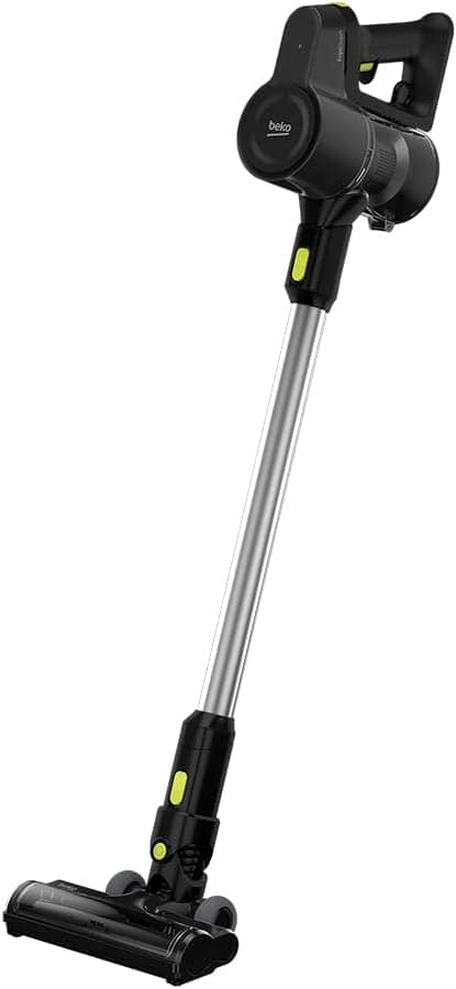 Beko VRT51225VB Cordless Vacuum Cleaner, 150 Watts DC Motor, 550 ML Dustbin Capacity, Electrical Turbo Brush with LED Light, 2 Suction Mode, Pet Brush, Black Household "BAE" Charm Bracelet