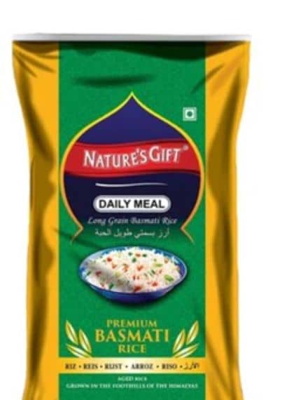 Nature's Gift Daily Meal Long Grain Basmati Rice 5kg Food Cupboard "BAE" Charm Bracelet