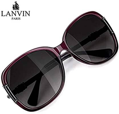 Lanvin Oval Shape Wrap Women’s Sunglasses Purple Frame and Lens Color Fashion fashion 2