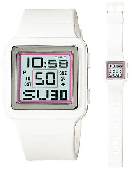 Casio Poptone Watch for Women LDF-20-7AVDR Fashion Casio