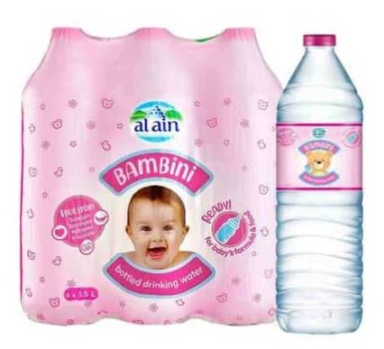 Al Ain Bambini Drinking Water 1.5L (Pack of 6) Beverages "BAE" Charm Bracelet