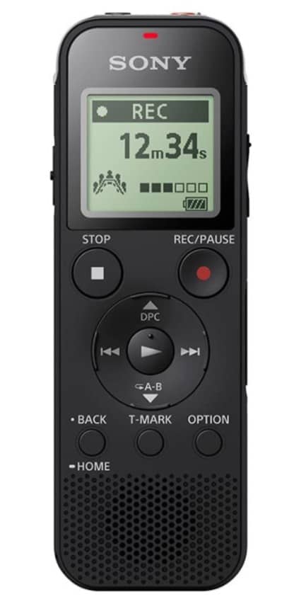 Sony Digital Voice Recorder Black ICD-PX470 Electronics "BAE" Charm Bracelet