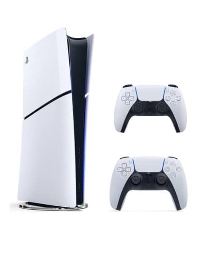 Sony PlayStation 5 Console Digital Slim 1TB with Extra Controller (International Edition) Consoles "BAE" Charm Bracelet
