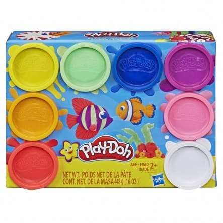 Play-Doh Rainbow Pack Of 8 Modeling Compound Dough Set (E5062) Art & Craft Play-Doh