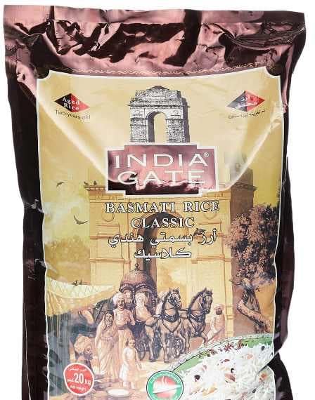 IndiaGate Basmati Rice Classic 20Kg Food Cupboard "BAE" Charm Bracelet