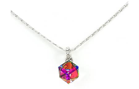 Swarovski Elements 18K White Gold Plated 45cm Red SWR-004 Fashion fashion