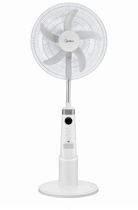 Midea Rechargeable Stand Fan With Remote, 9 Speed Settings With 25W Power, Cordless Support, 5 Blade With 11 Hours Battery Run Time – FS4523MRD Fans & Air Purifier "BAE" Charm Bracelet