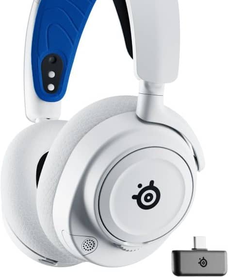 Steelseries Arctis Nova 7P Gaming Headset For Playstation – White Gaming & Consoles "BAE" Charm Bracelet