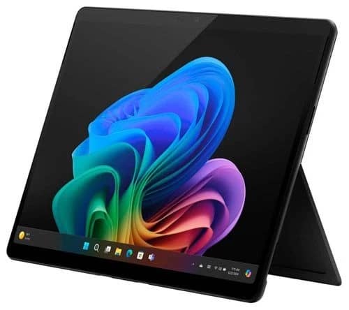 Microsoft Surface Pro 10, 13-inch, Ultra 5 165U, 8GB RAM, 256GB SSD, Wifi, Windows 11 Pro, Black Laptops "BAE" Charm Bracelet