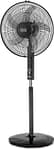 Black+Decker Stand Fan 3 Speed Wide Oscillation 5AS Blade Design, 16 Inch, 60W, Black, FS1620-B5 Air Conditioners & Coolers "BAE" Charm Bracelet 4