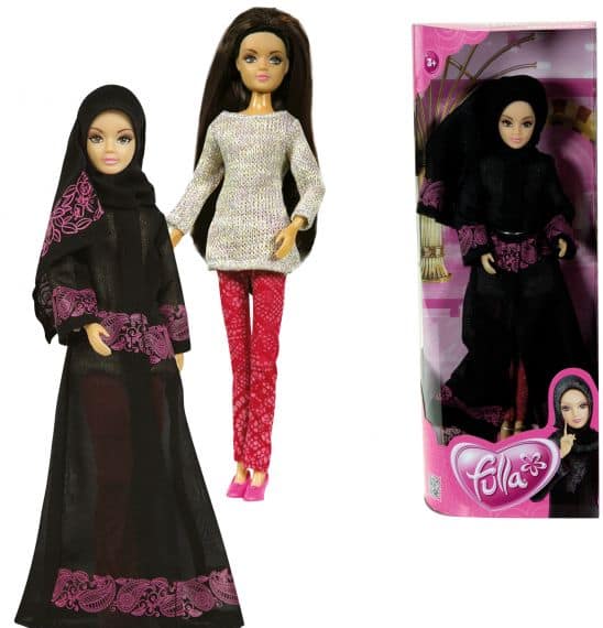 Fulla Basic Abaya Cool Pink, Multi Color(NB913238) Dolls Fulla