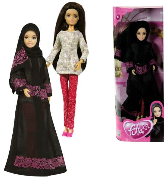 Fulla Basic Abaya Cool Pink, Multi Color(NB913238) Dolls Fulla