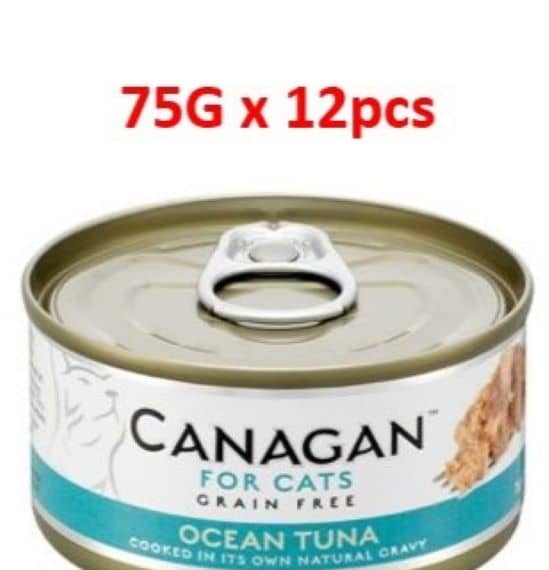 Canagan Ocean Tuna Wet Cat Food 75g Tin Pack Of 12 Bulk Buy "BAE" Charm Bracelet