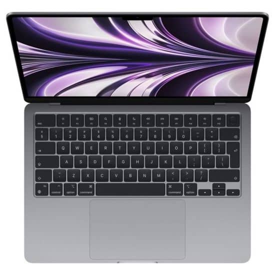 Apple MacBook Air M2 Chip 10-Core GPU, 8GB 512GB SSD, 13.6-Inch, Space Gray, MLXX3 (Apple Warranty, English Keyboard) Apple "BAE" Charm Bracelet