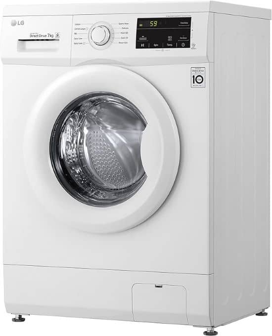 LG 7 Kg Front Load Washing Machine, 6 Motion Direct Drive Motor, Sleek Design, Smart Diagnosis, White Color – FH2J3QDNG0P Household "BAE" Charm Bracelet