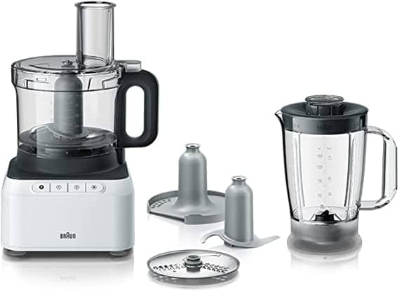 Braun Food Processor Blender 1.2 Lt & Food Prep Bowl 2.1 Lt 800 Watts – FP3131 Blender & Mixer "BAE" Charm Bracelet
