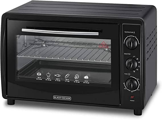 Black+Decker 45Liter Double Glass Multifunction Toaster Oven With Rotisserie For Toasting, Baking, Broiling, Black – TRO45RDG-B5 Household "BAE" Charm Bracelet