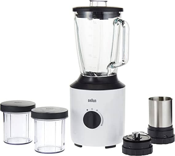 Braun Power blend Glass Jug Blender 1.5 Ltr 800 Watts – JB3173 Blender & Mixer "BAE" Charm Bracelet
