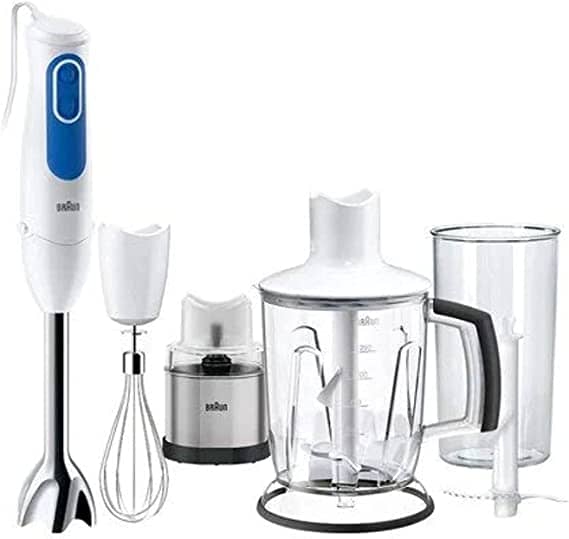 Braun Hand Blender Multi Quick 3 with Hummus White 600ml 700Watt – MQ3048 Blender & Mixer "BAE" Charm Bracelet