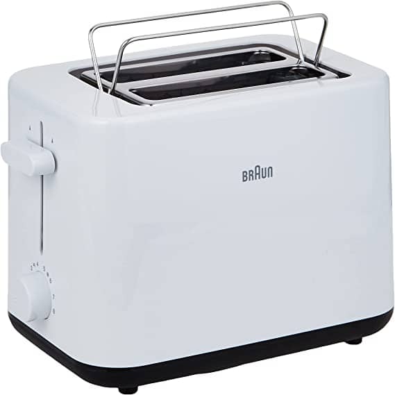 Braun Breakfast – Toaster HT 1010 WH, 2 slots, 900 Watts, White. Household "BAE" Charm Bracelet