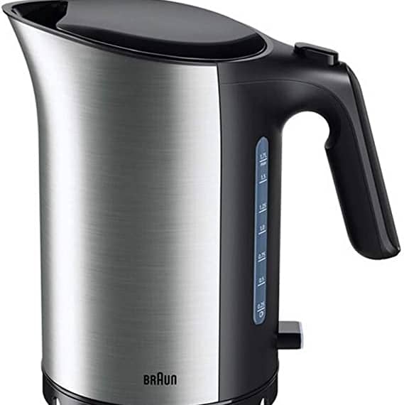 Braun 3000W Electric Kettle, Black, 1.7 Liters, WK5110 BK Electric Kettles "BAE" Charm Bracelet