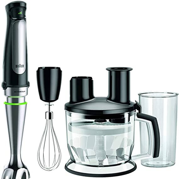 Braun Hand Blender Multiquick 7 1000W Black MQ 7075X Blender & Mixer "BAE" Charm Bracelet