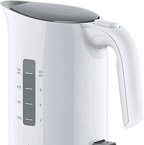 Braun PurEase Water Kettle, 2200W, 1.7L Capacitty, Fast boiling, 3-Ways Protection – WK 3000 WH Electric Kettles "BAE" Charm Bracelet