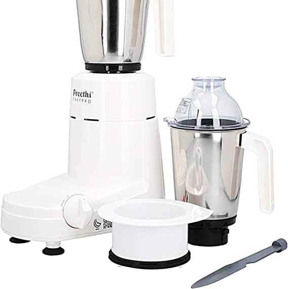 Preethi Chefpro Electric Mixer Grinder, 750 Watts, White, PREETHI-MG-128/08 Blender & Mixer "BAE" Charm Bracelet