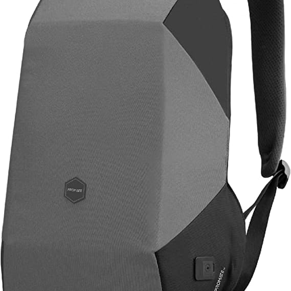 Promate Laptop Backpack, URBANPACK-BP.GREY Computer Accessories "BAE" Charm Bracelet