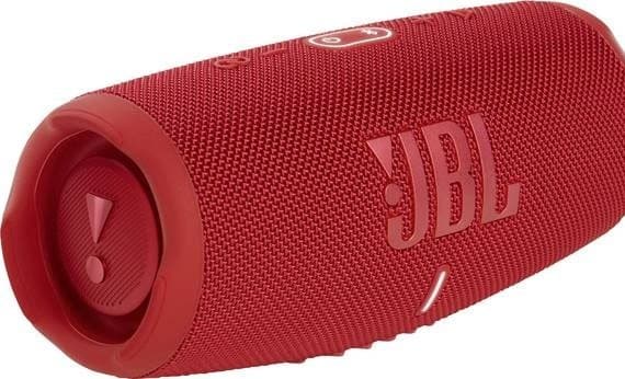 JBL, Charge 5, Portable Bluetooth Speaker, Red Electronics "BAE" Charm Bracelet