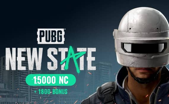 PUBG New State 15000 NC + 1800 Bonus (Instant E-mail Delivery) Gift Cards "BAE" Charm Bracelet