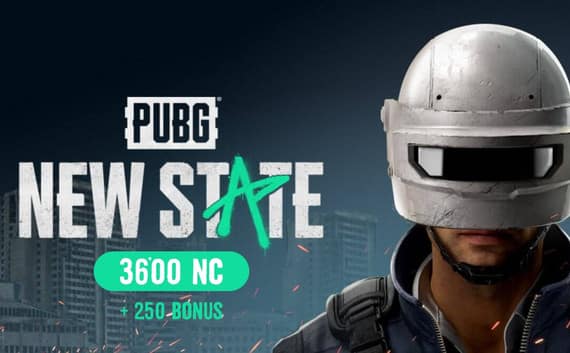 PUBG New State 3600 NC + 250 Bonus (Instant E-mail Delivery) Gift Cards "BAE" Charm Bracelet