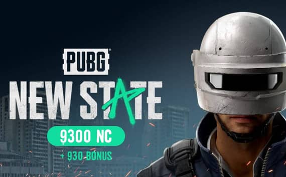 PUBG New State 9300 NC + 930 Bonus (Instant E-mail Delivery) Gift Cards "BAE" Charm Bracelet
