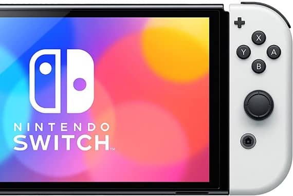 Nintendo Switch OLED White Joy Console Consoles "BAE" Charm Bracelet