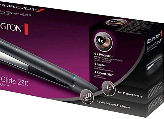Remington Ceramic Glide 230 Straightener Black – RES3700 Household "BAE" Charm Bracelet
