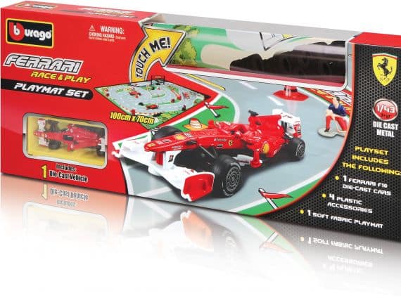 Ferrari Race & Play Mat set + Formula 1 Car (NB905167) Toys Ferrari Race & Play Mat set + Formula 1 Car (NB905167)