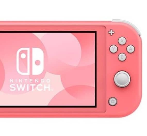 Nintendo Switch Lite Pink Consoles "BAE" Charm Bracelet