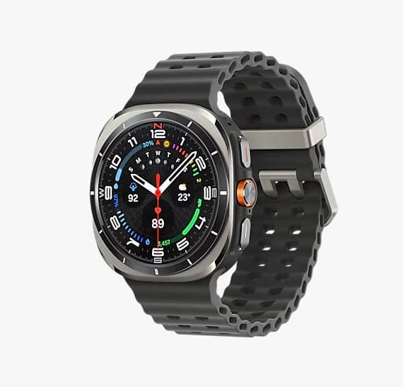 Samsung Galaxy Watch8 Ultra (2025), (LTE, 47 mm), Titanium Silver Electronics "BAE" Charm Bracelet